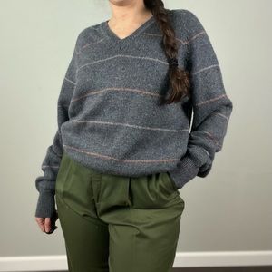 Vintage Cambridge V Neck Sweater